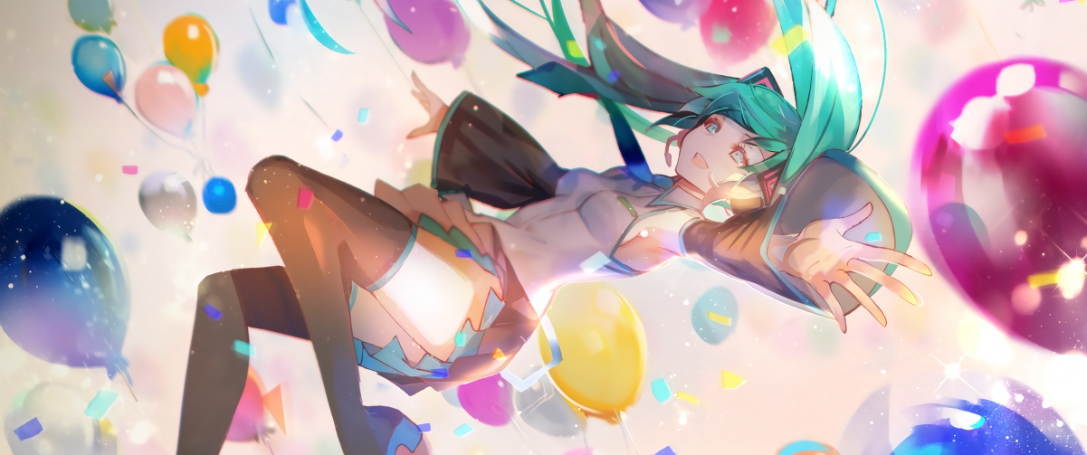 miku hatsune miku balloon 3440