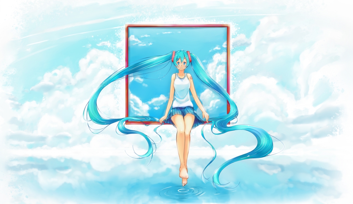 Miku Sky Photo Frame Hatsune Miku