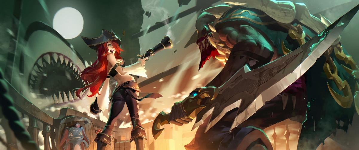 Lol League of Legends Parker + Female Gun