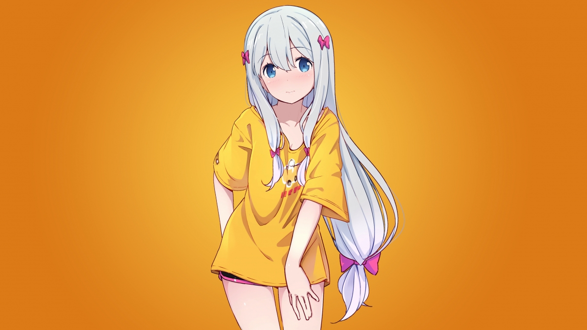 Izumi cute anime girl 4k wall