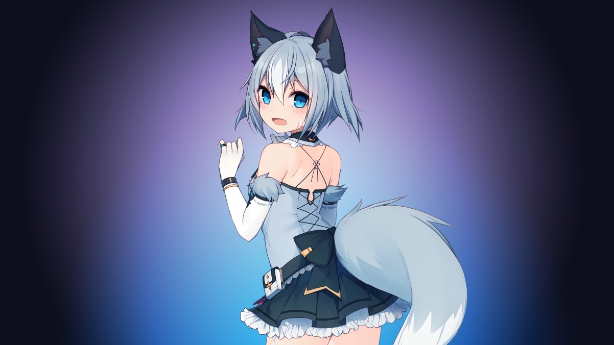 Fluffy Cat cat ears and tail female