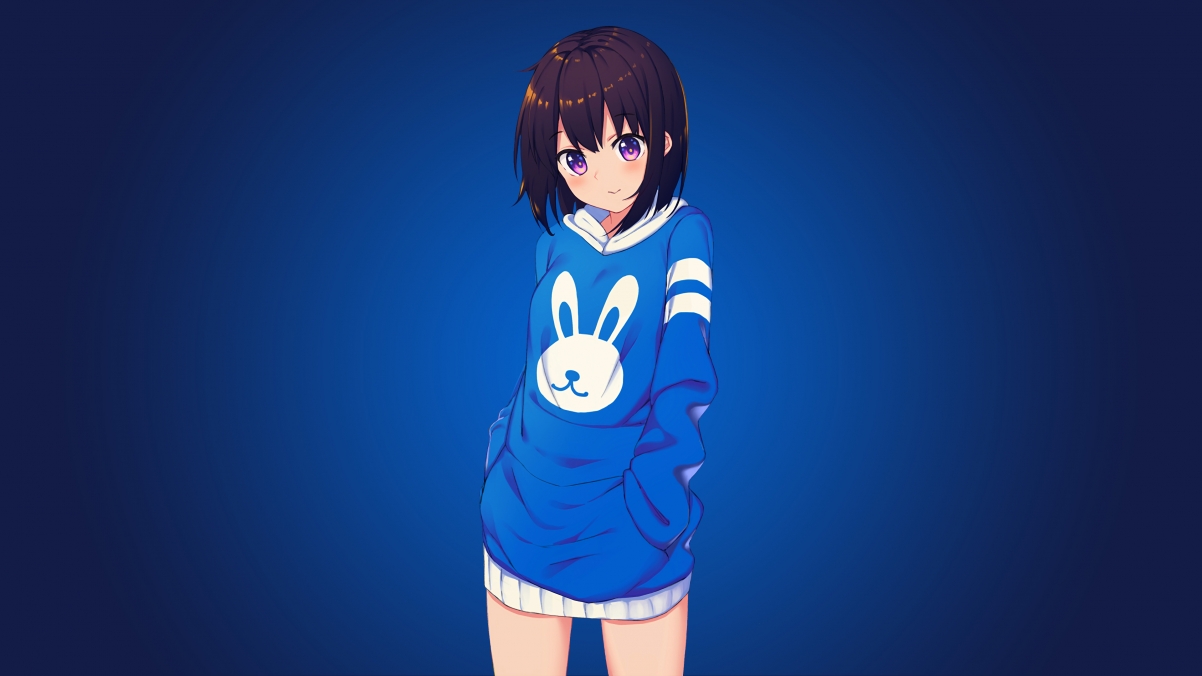 Blue Bunny Girl