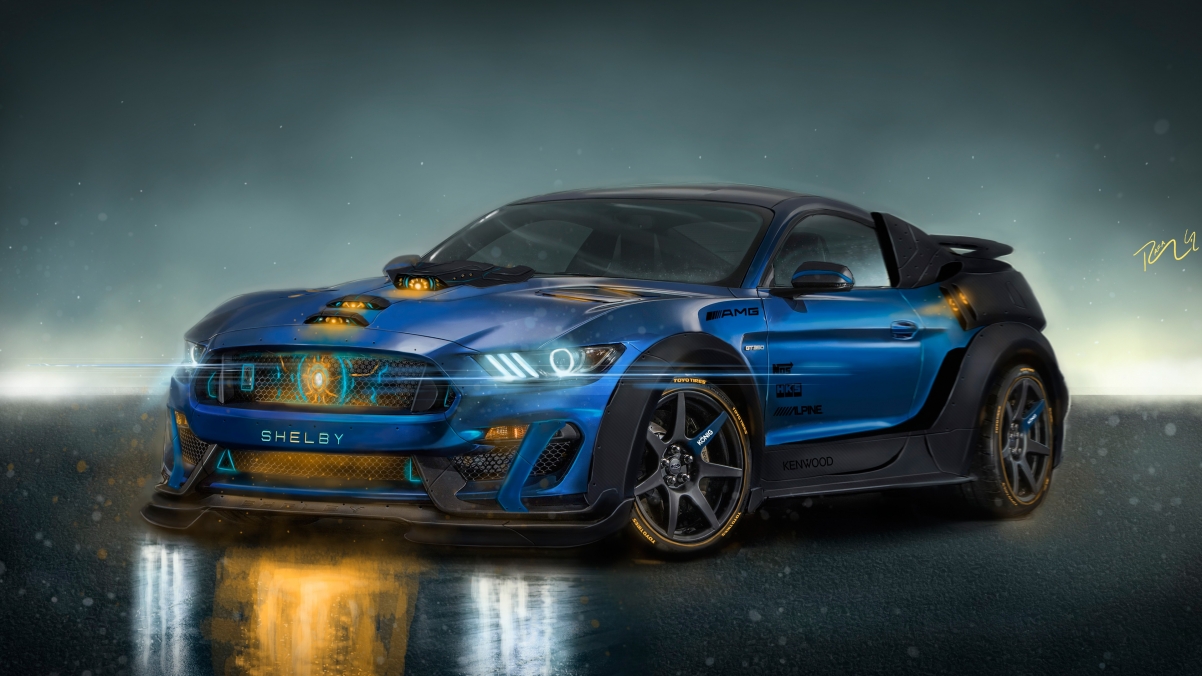 Mustang GT350R Shelby 4K wall