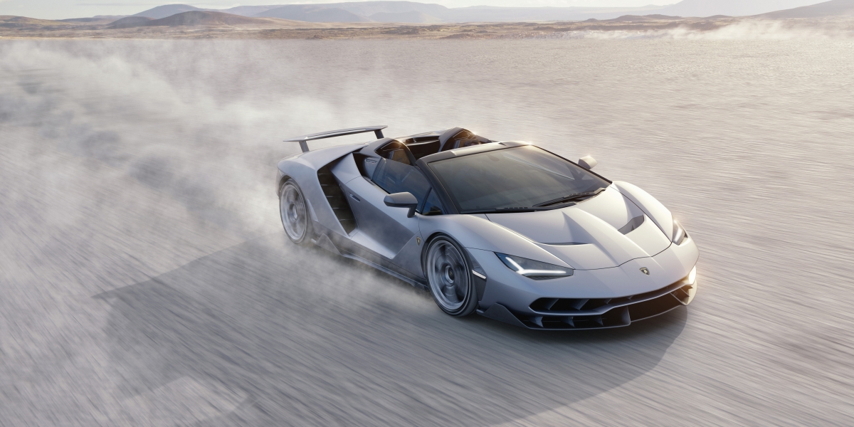 Speed ​​Lamborghini supercar