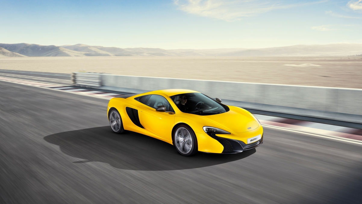 McLaren Yellow Sports Car 4K Wallpaper