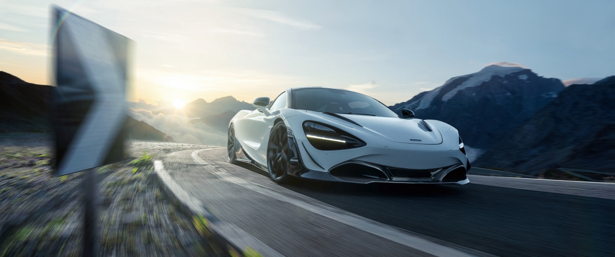 McLaren 720S white sports car 3440