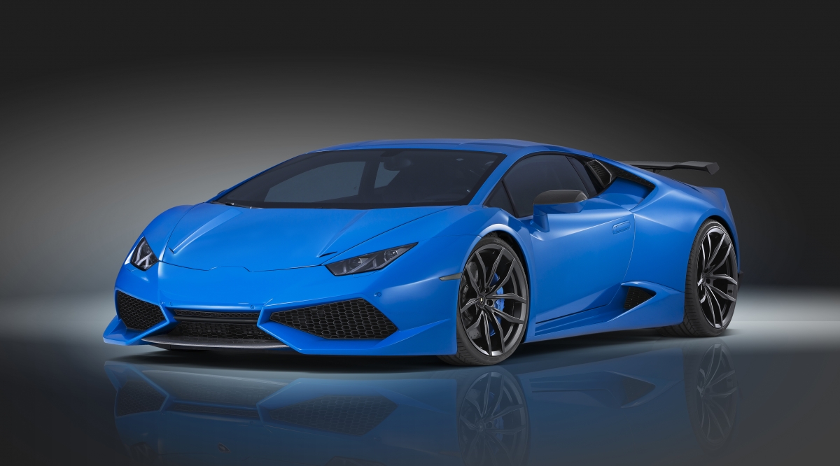 Blue Lamborghini 4K sports car wall