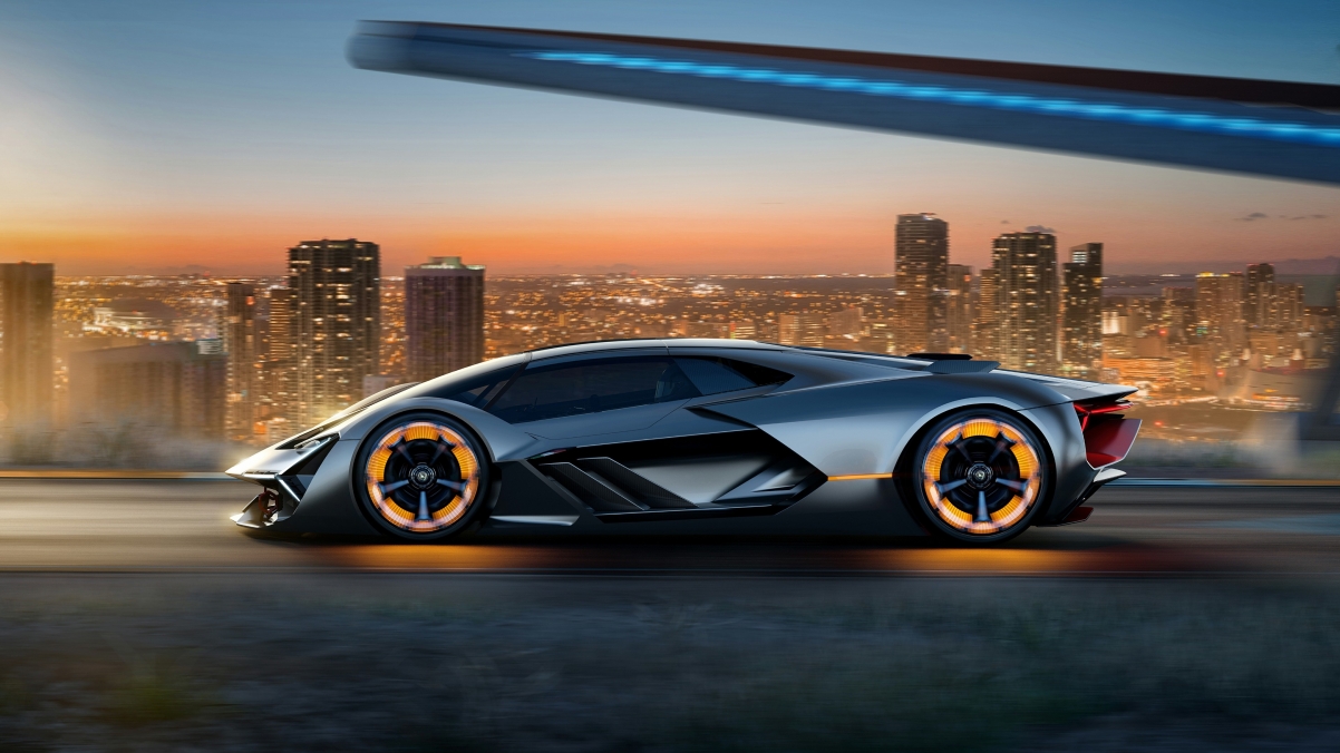 Lamborghini Electric Supercar 4K