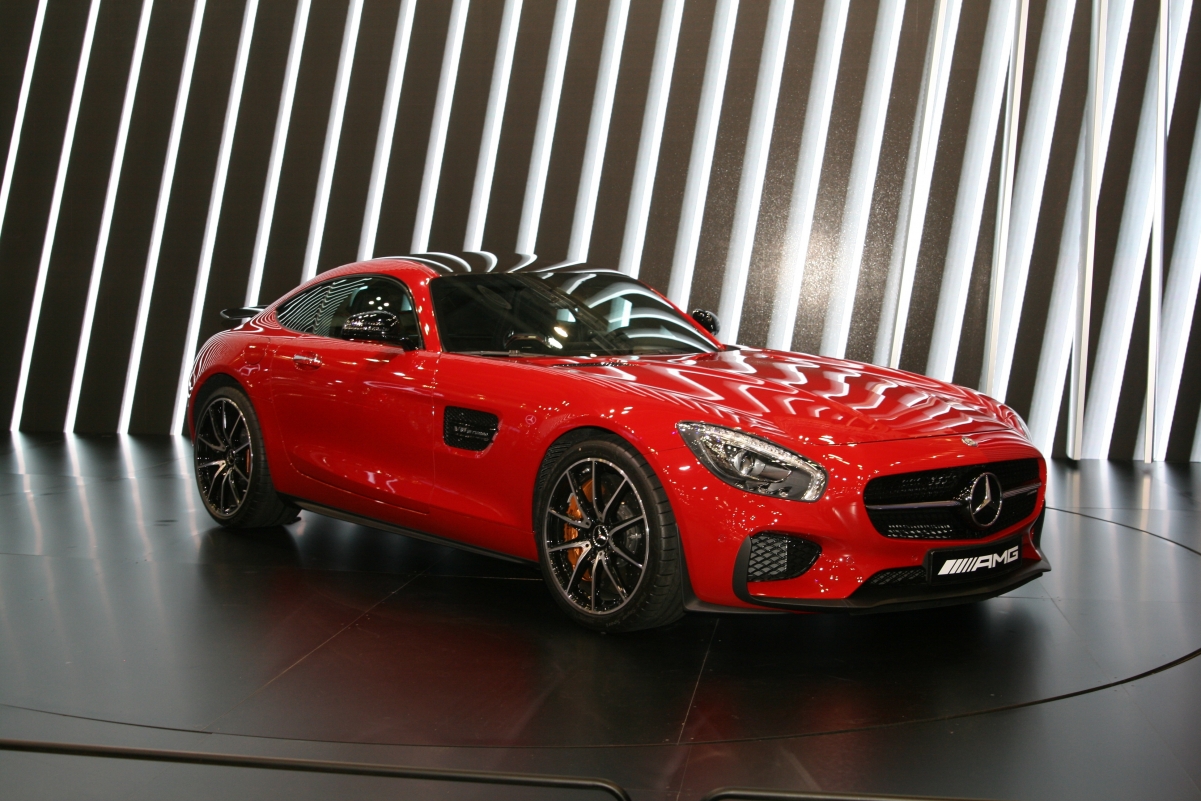 Red Mercedes 4K Wallpaper