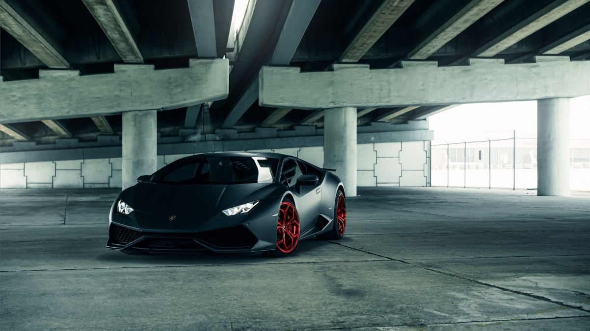 Black Lamborghini LP610-4 38