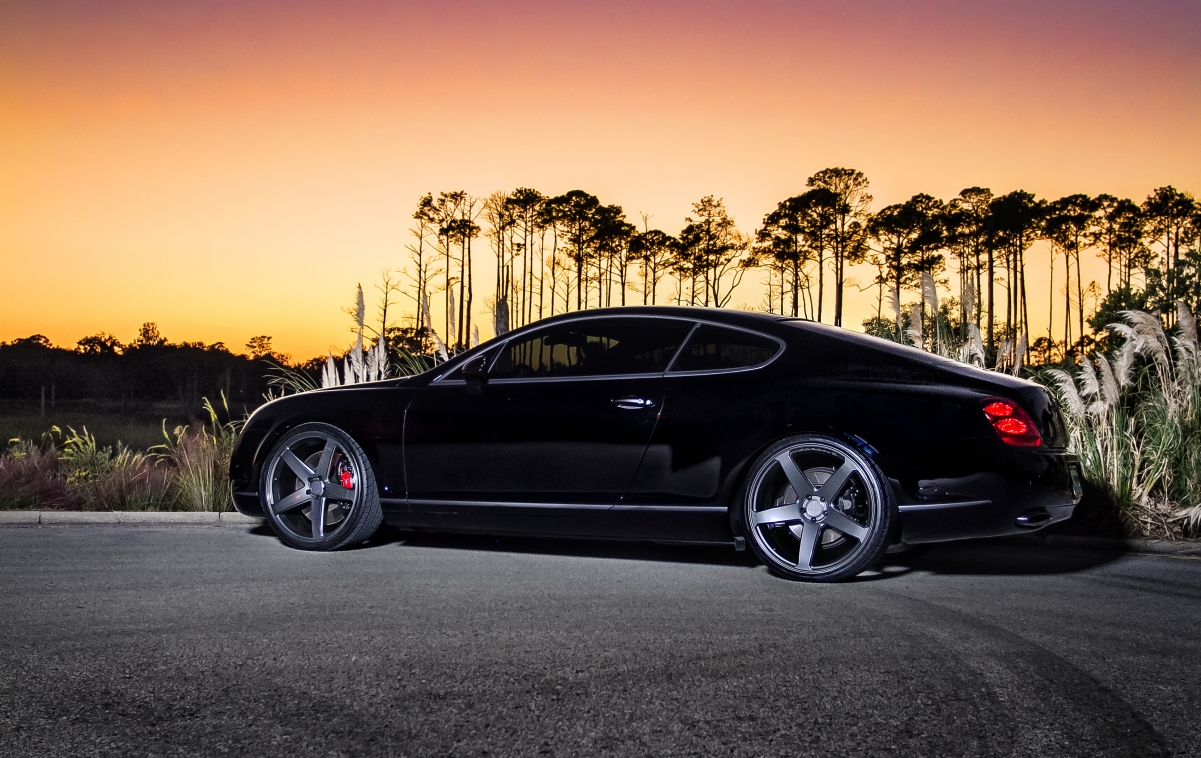 Black Bentley Continental GT 4k Wallpaper
