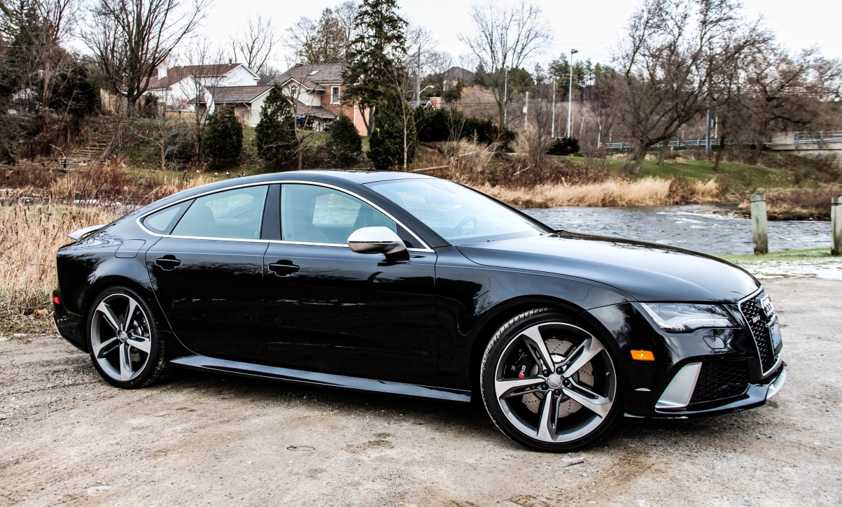 Black audi audirs7 5k pictures