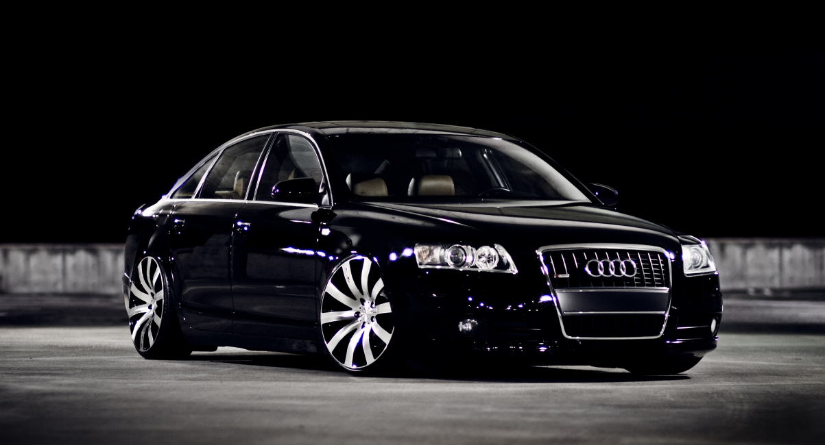 Black Audi A6 Car 5K Wallpaper
