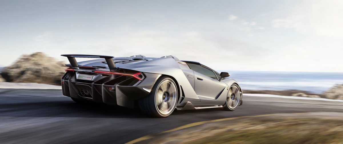 Seaside supercar 3440x1440 wall