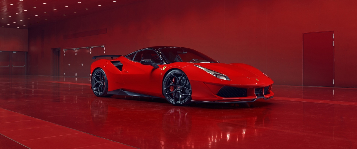 Ferrari 488 GTB red sports car