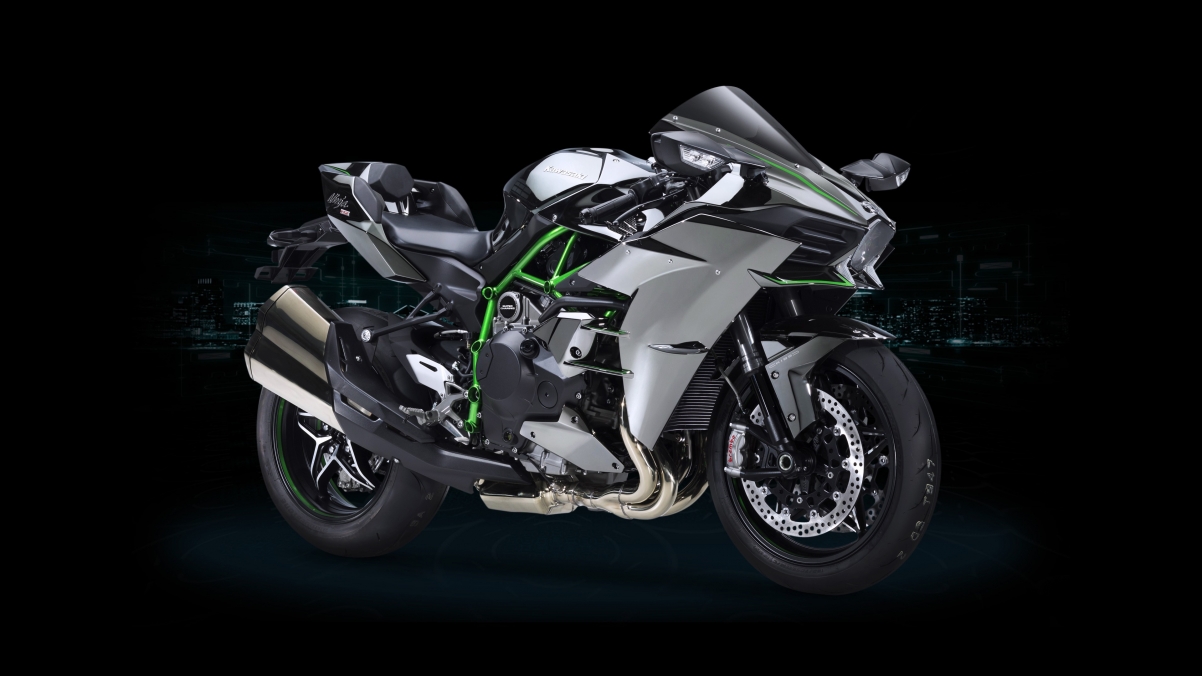 Kawasaki h2r motorcycle 4k wallpaper