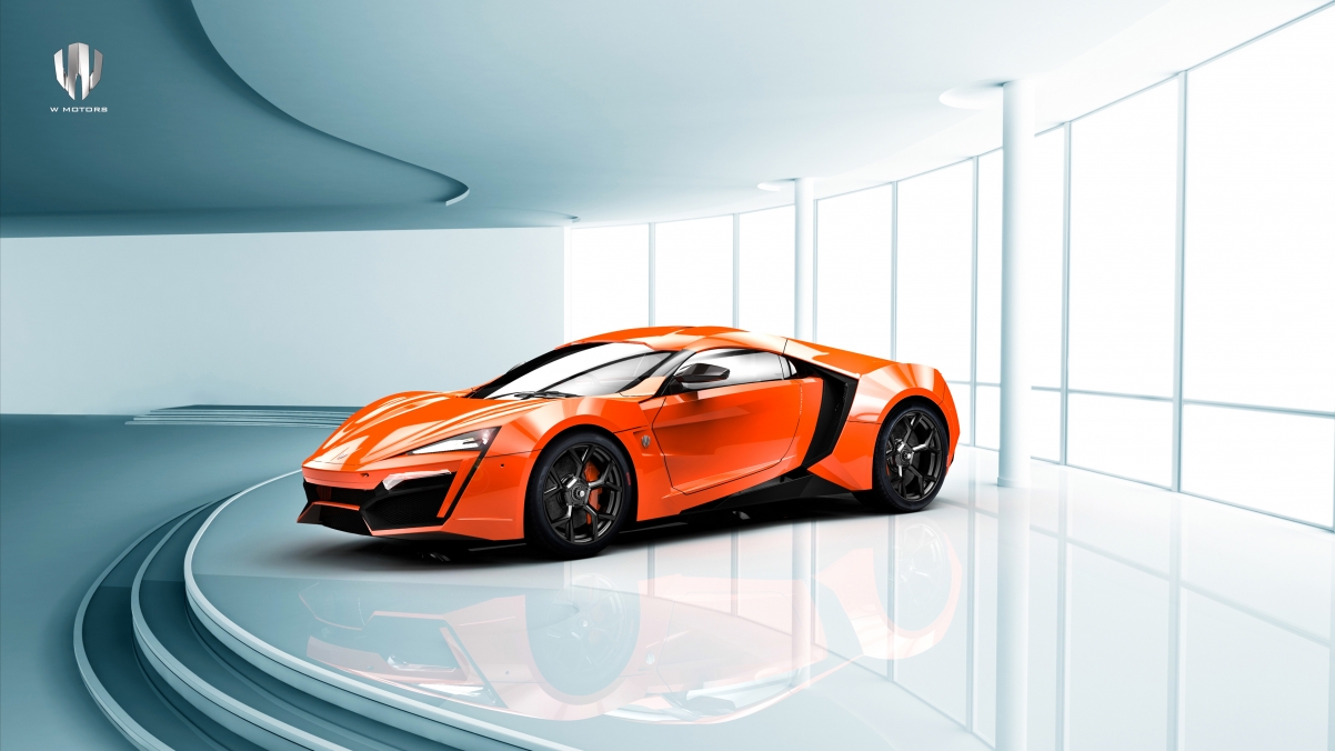 Lykan Hype Orange Supercar