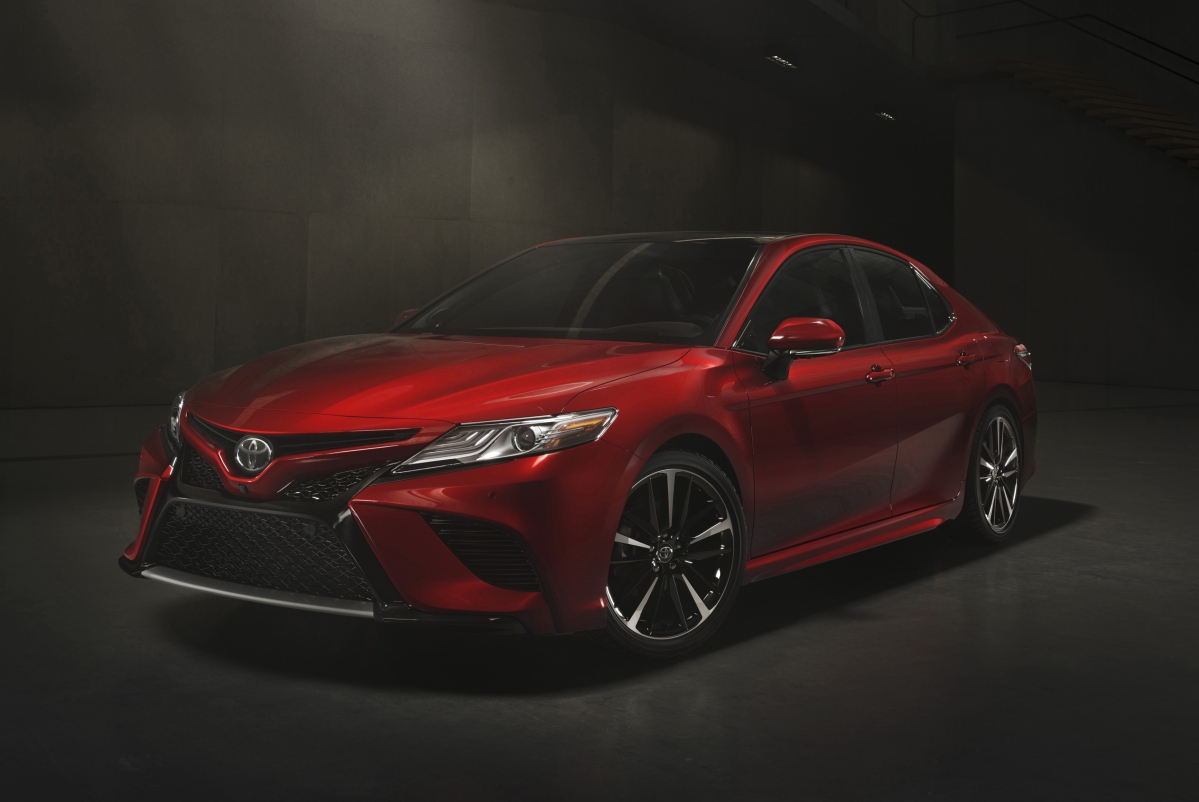 2017 Red Toyota Camry 4