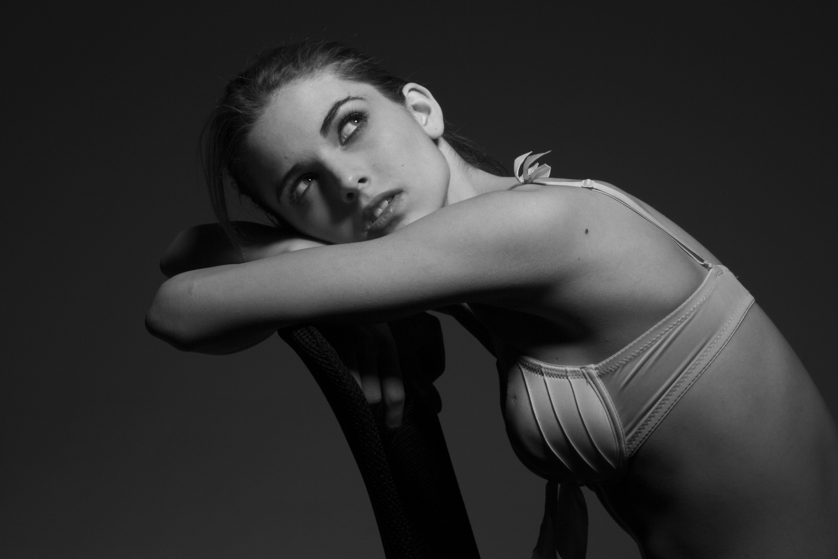 Fashion shoot of young fashion women