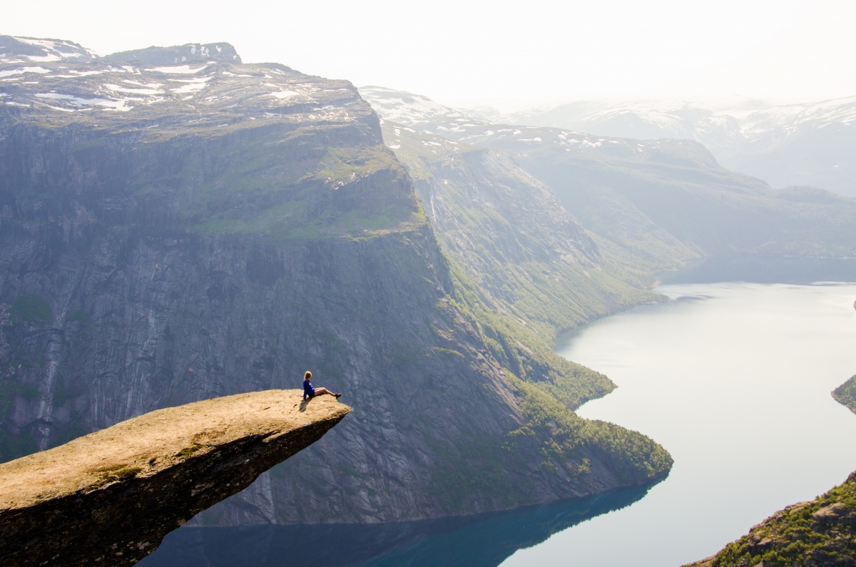 Mountains, rocks, rivers, people photography