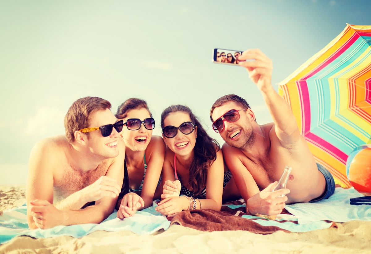 Outdoor handsome man and beauty shoot on the beach