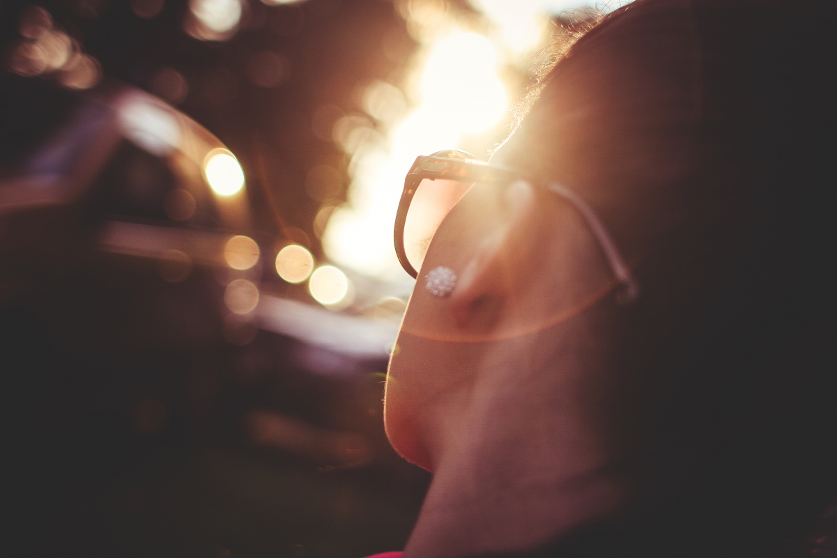 Sunset abstract girl photography 4K pictures
