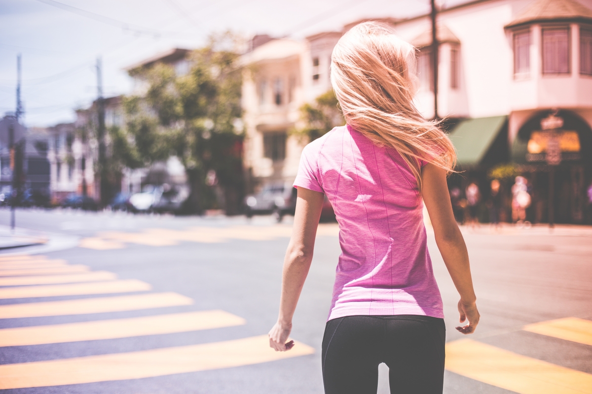 Young sexy woman ready for morning jog