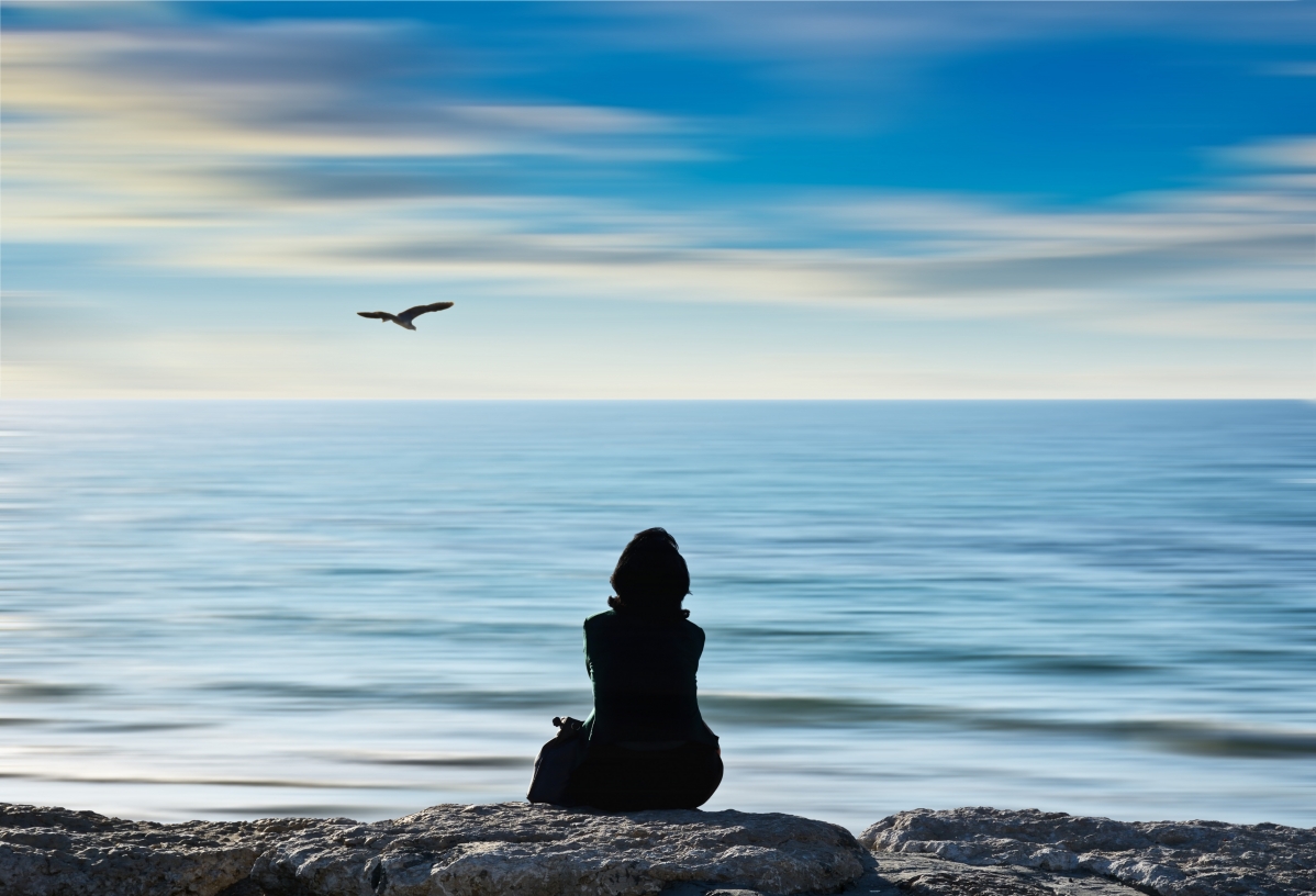 Beach girl photography 6K picture