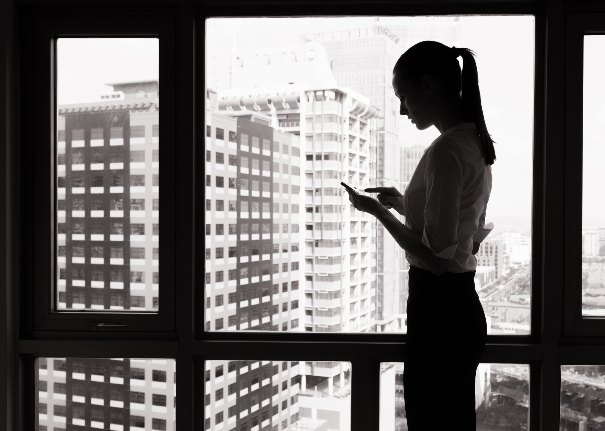 Tall beauty female white-collar worker, office