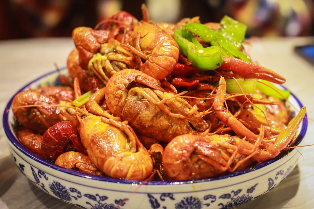 Crayfish, chinese cuisine, lobster cuisine