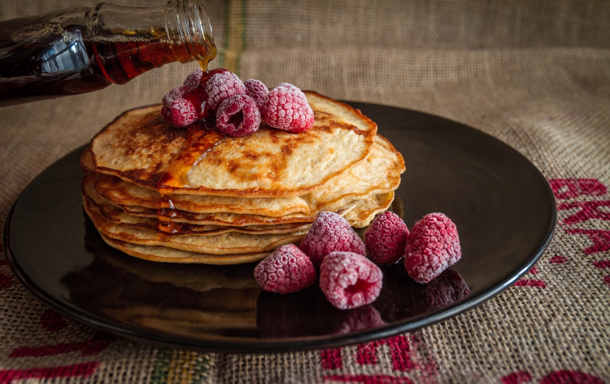 Pancake breakfast dessert delicious new