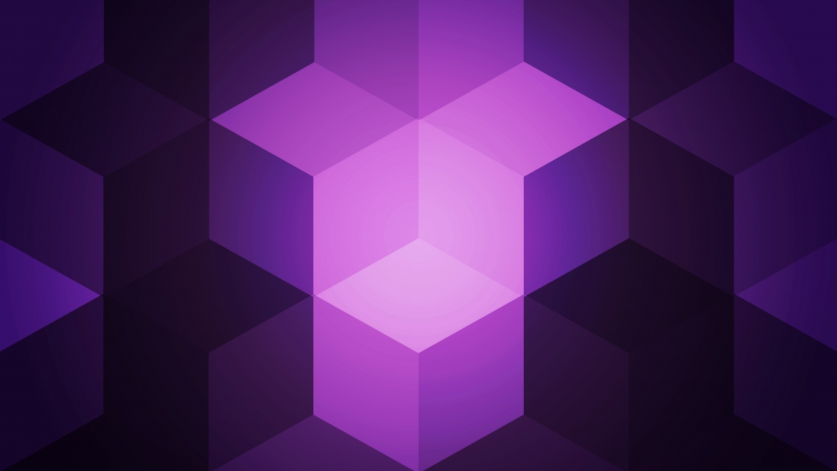Purple cube 8k background image