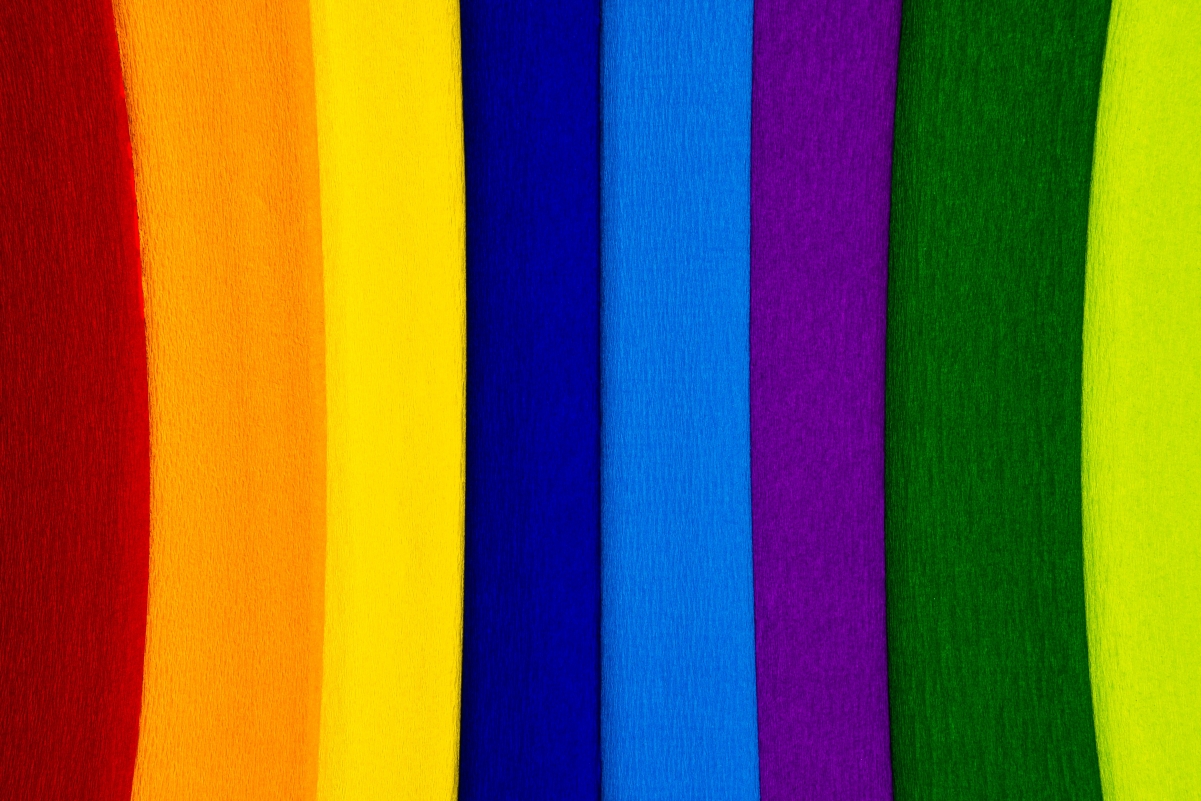 Paper crepe crepe paper colorful