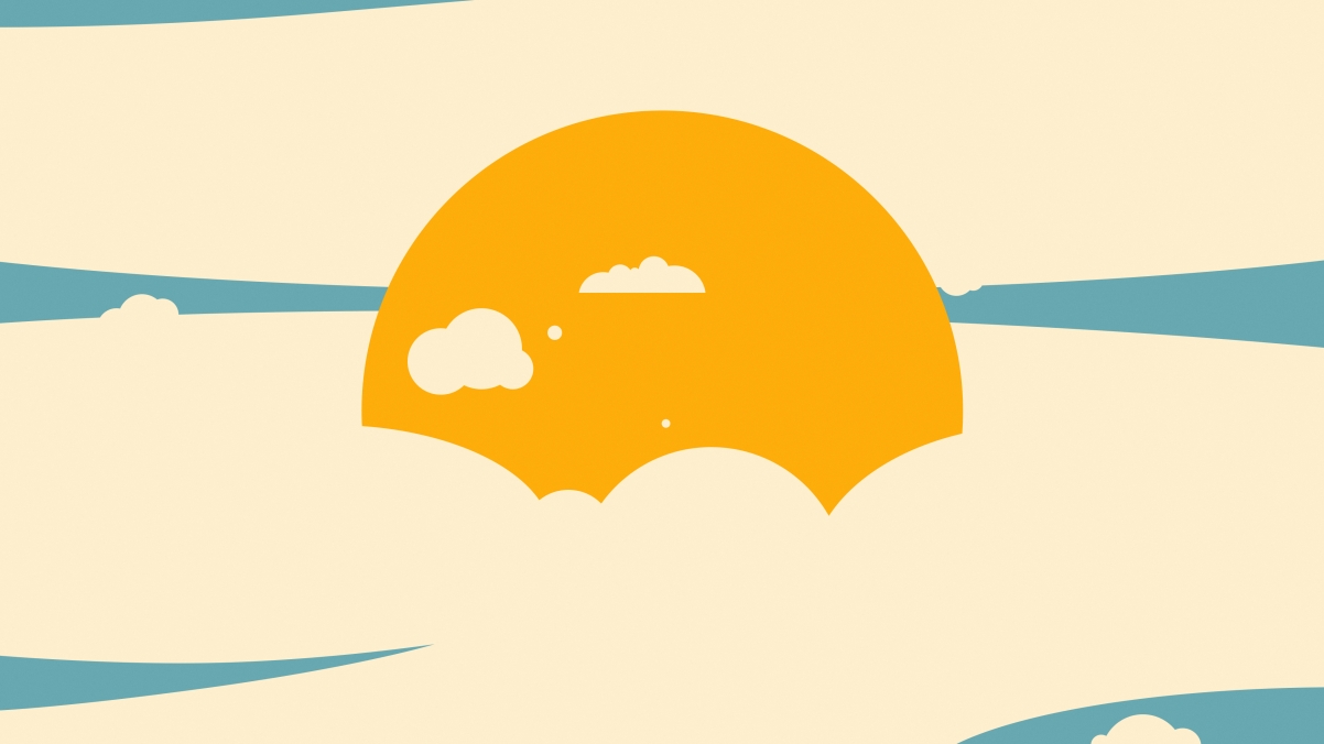 Cloud sun sunrise cloud creative design