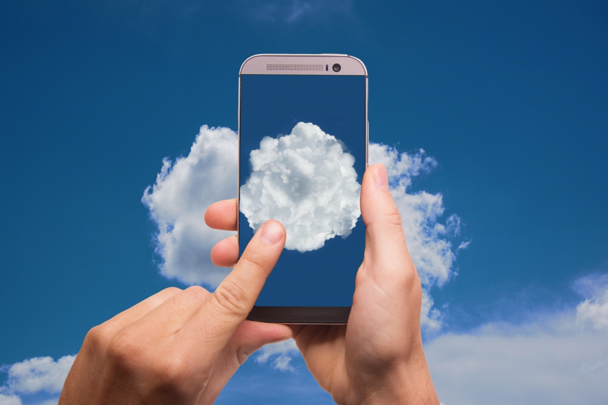 Cloud finger smart phone phone