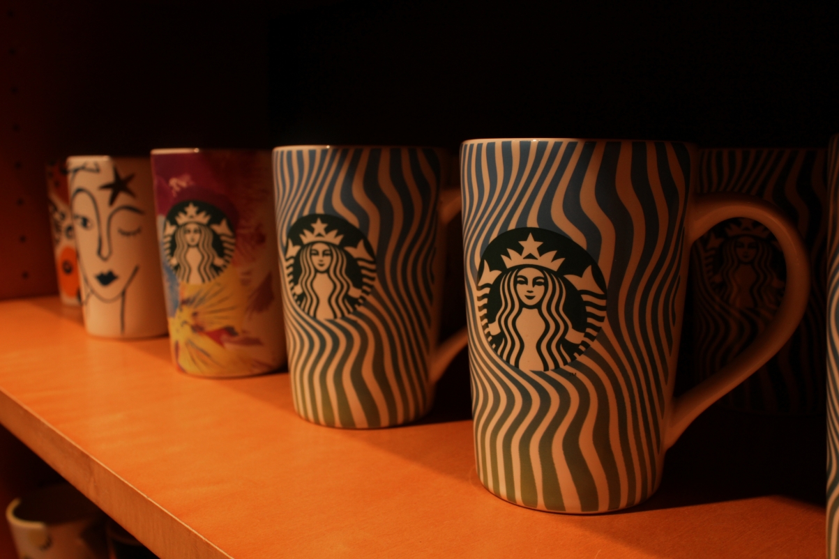 Starbucks cup store coffee
