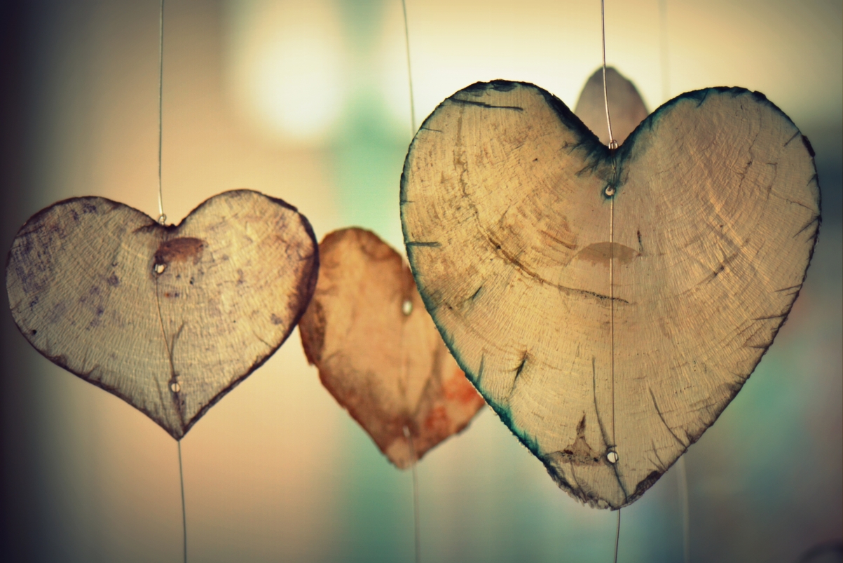 Heart-shaped pendant beautiful photography pictures