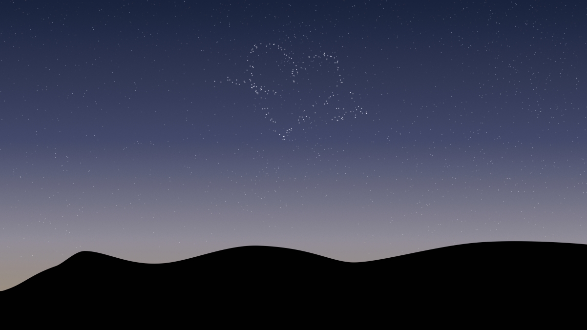 Write on the stars romantic love 4k Jane
