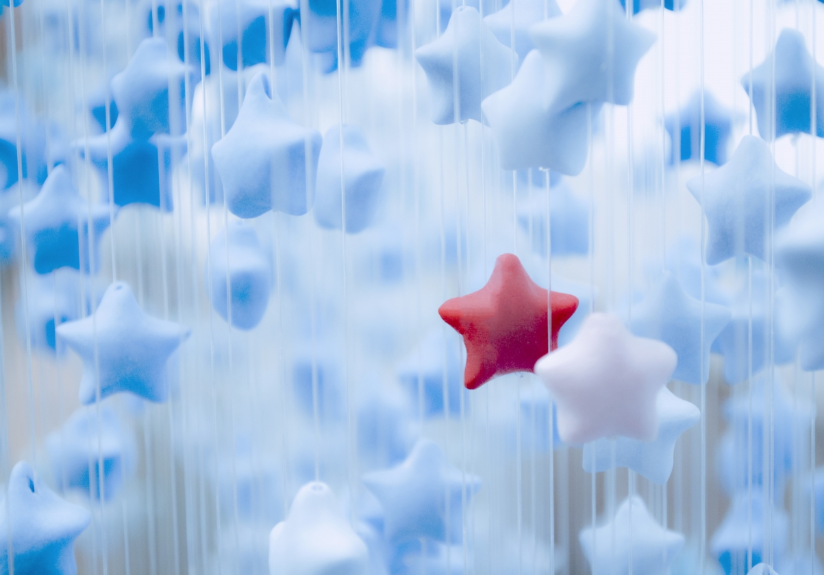 Little stars and stars, beautiful, small and fresh
