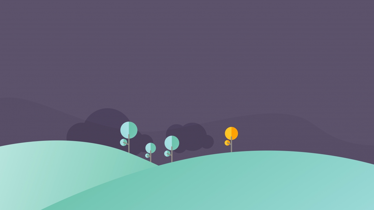 Summer happiness evening scenery 5k simple