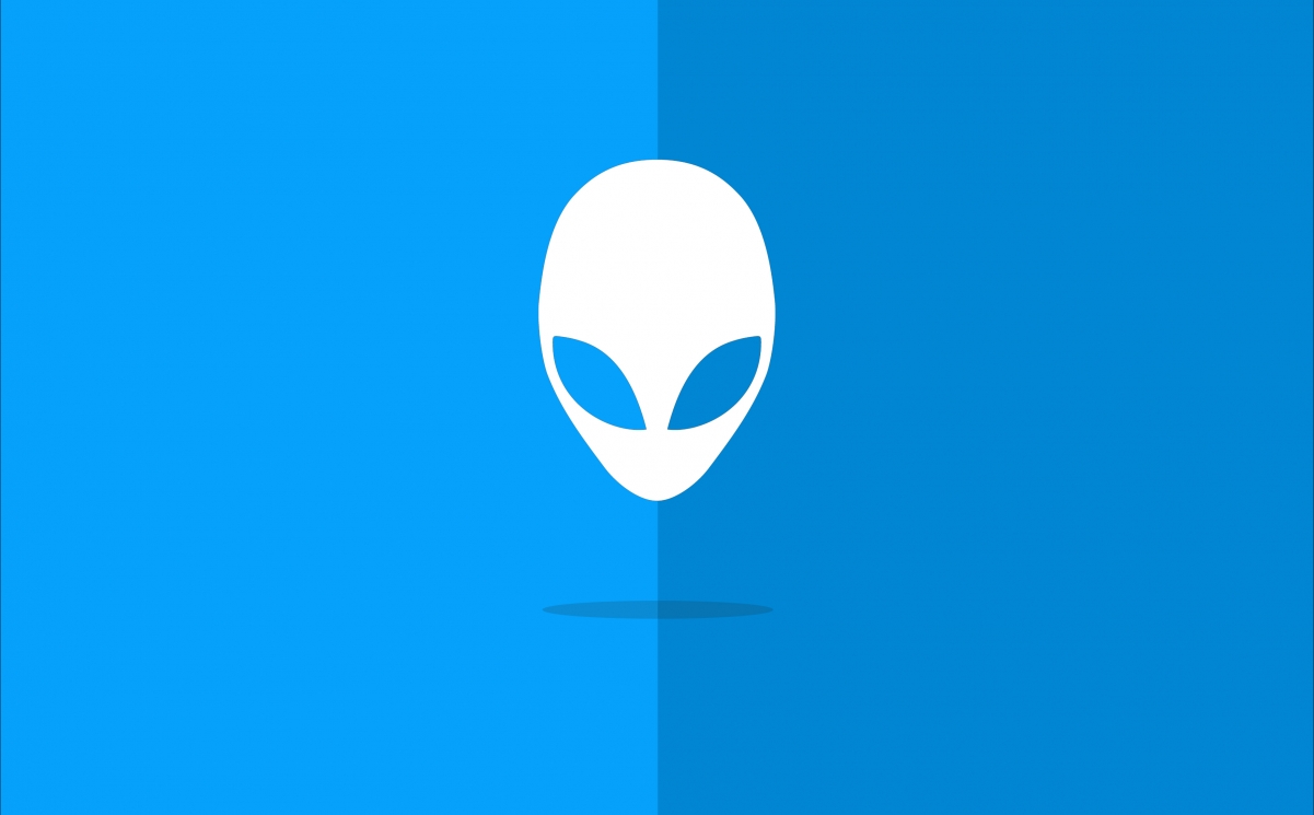 Alien minimalist design 4K background wall