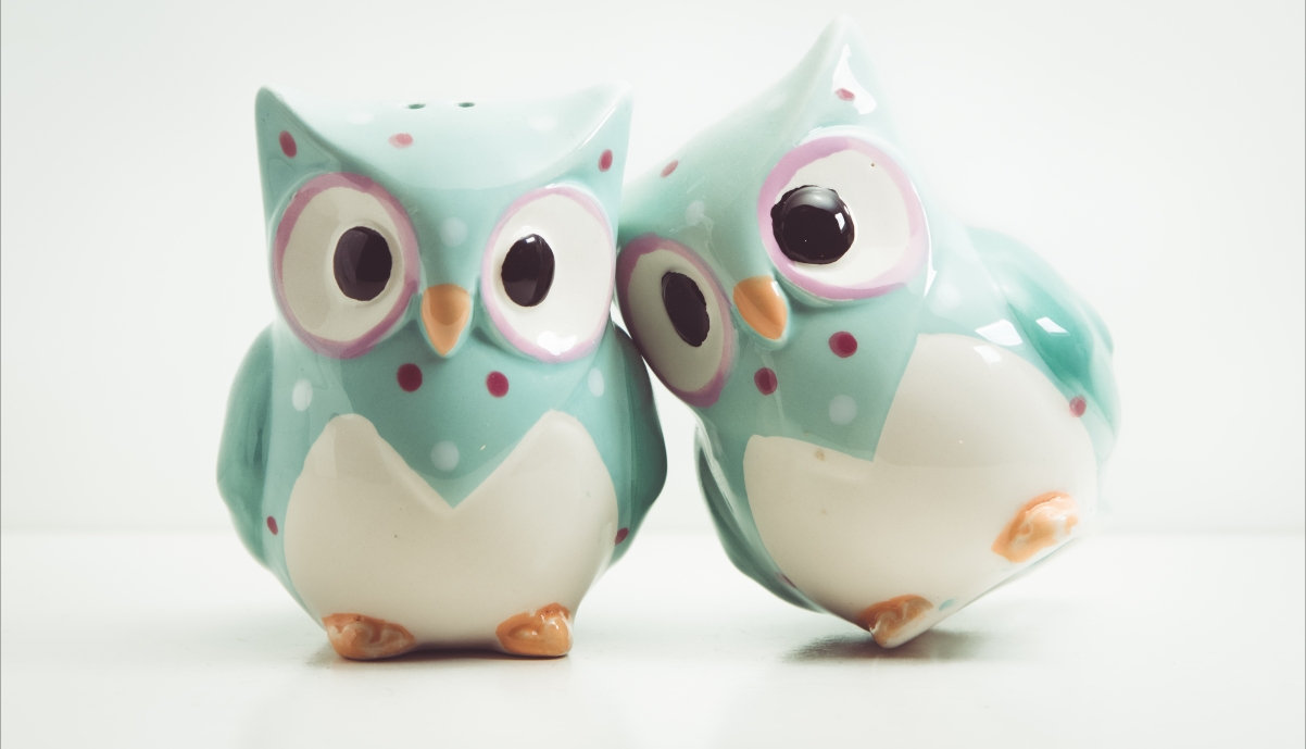 Ceramic cartoon owl 4k picture