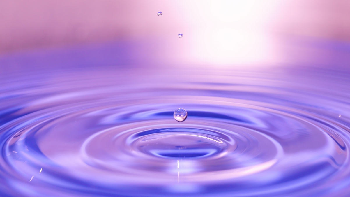 Water drop ripple 4k wallpaper