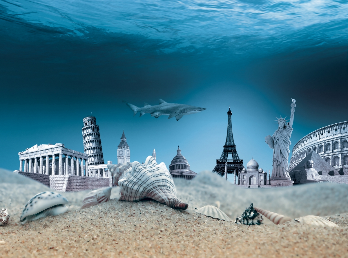 Underwater ocean world 4k wallpaper