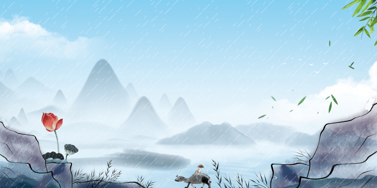 Ink Tomb Sweeping Festival 4k Wallpaper