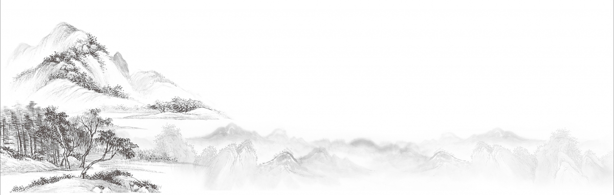 Ink style Chinese style mountain ink painting