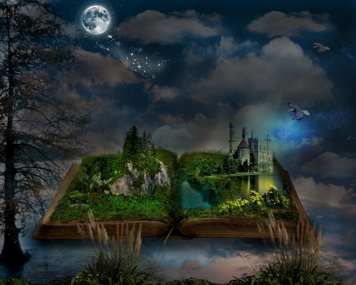 Book nature fantasy cloud creative 5
