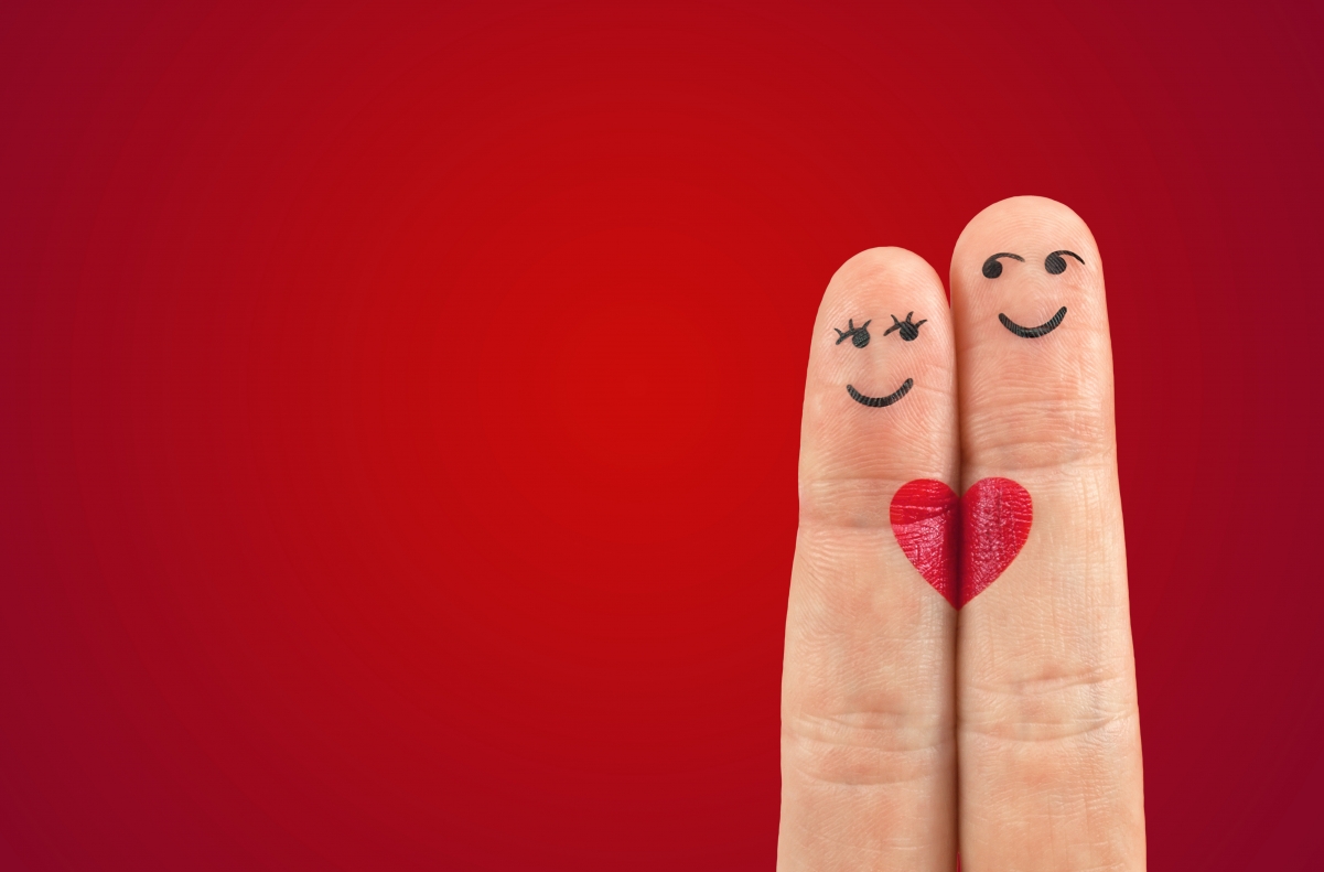 Finger love tanabata valentine