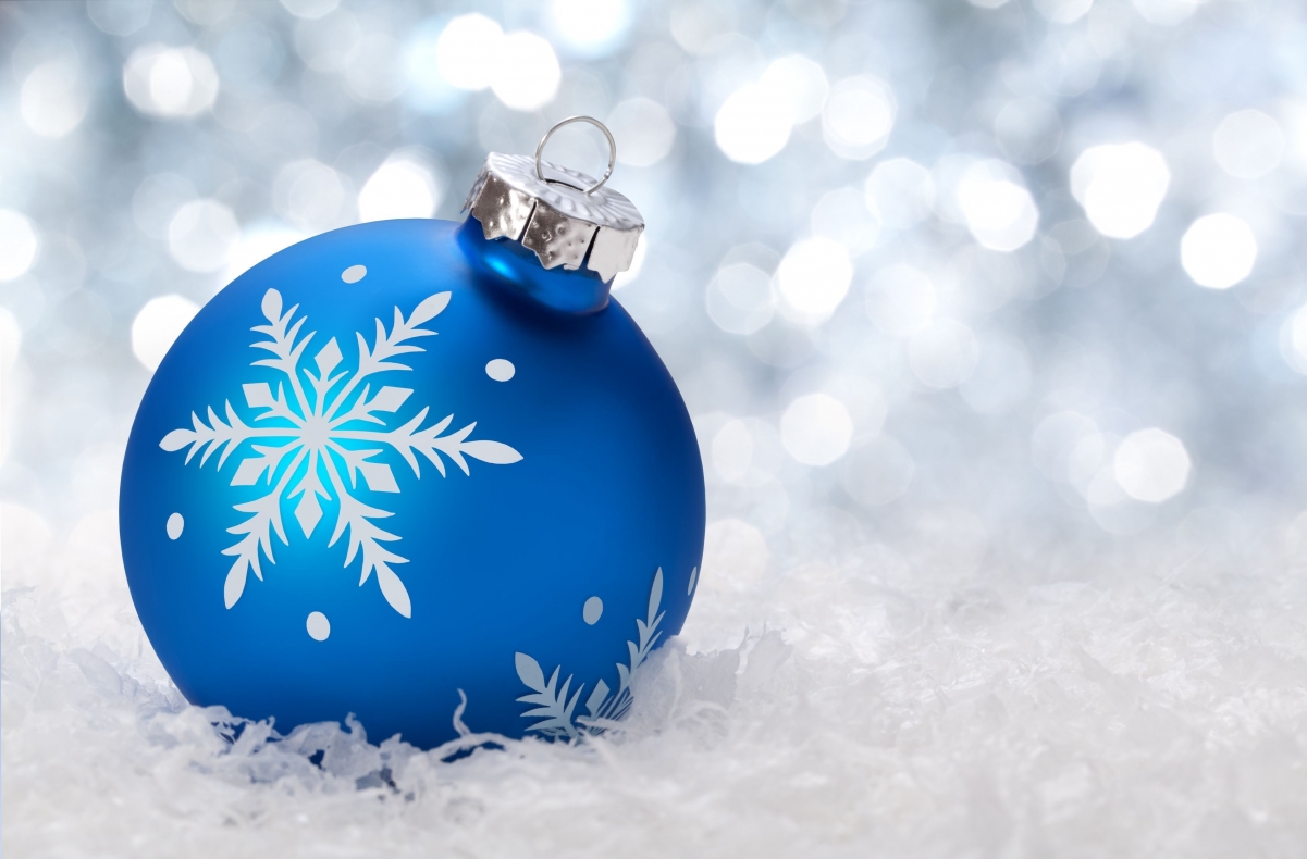 Christmas ball 4k background image