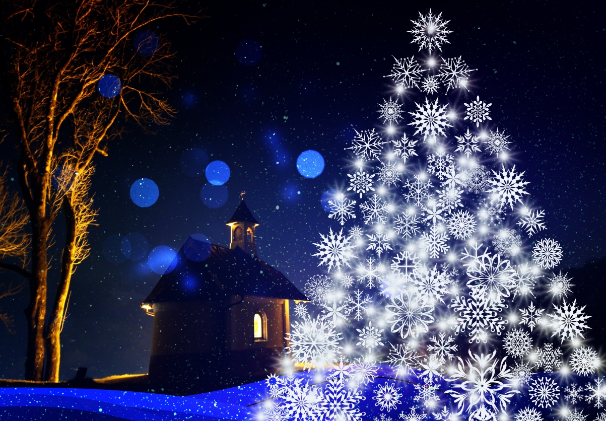 Christmas card-Christmas tree